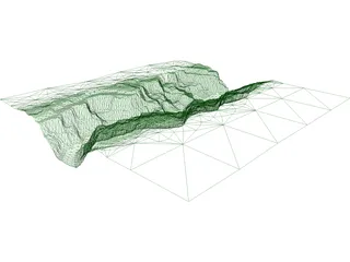 Canyon 3D Model preview