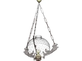 Suspension Light 3D Model preview