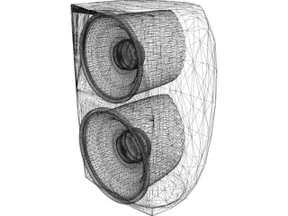 Speaker 2 Woofer 3D Model preview