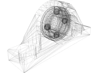 Bearing Housing Pase 20N 3D Model preview