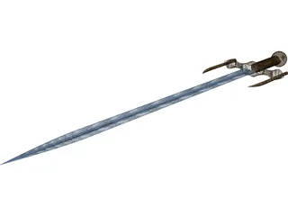 Medieval Sword 3D Model preview