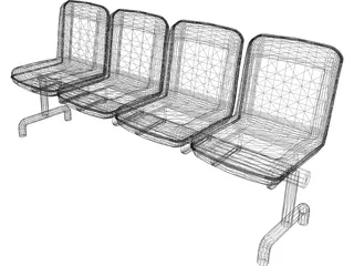 Clinic Chair 3D Model preview