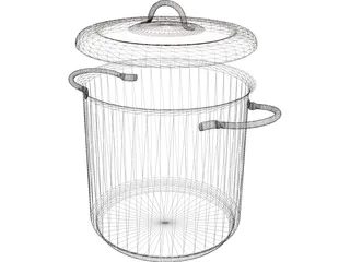 Pot 3D Model preview