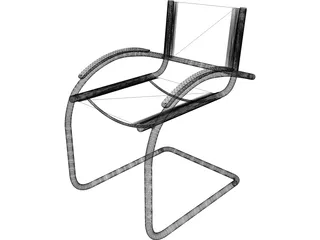 Breuer Cesca 3D Model preview