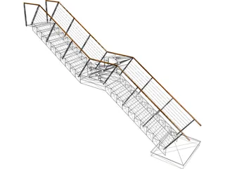 Stairs 3D Model preview