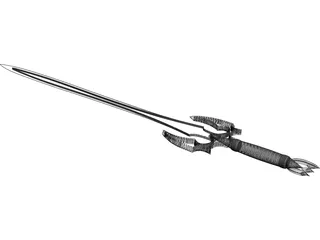 Fantasy Sword (Sword Of Darkness) 3D Model preview