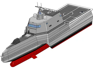 USS Independence (LCS-2) 3D Model preview