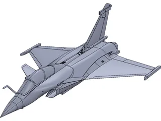 Dassault Rafale 3D Model preview