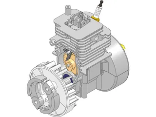 Honda GX 31 3D Model preview