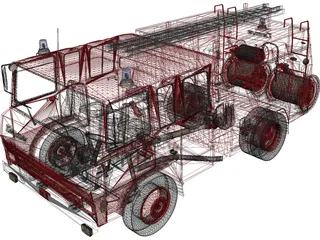 Renault Camiva Berliet 770 (1981) 3D Model preview
