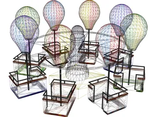 Samba Baloon 3D Model preview