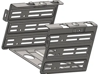 HDD Holder 3D Model preview