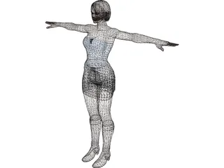 Jill Resident Evil 3 3D Model preview