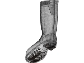 Boot 3D Model preview