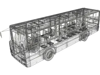 Ikarus 260E 3D Model preview