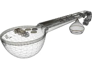 Veena 3D Model preview