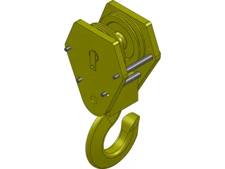 Crane Hook 3D Model preview