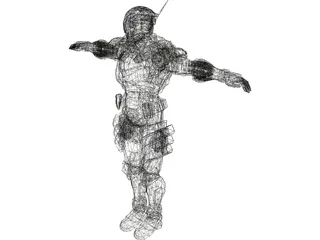 Vanquish Augmented Reaction Suit 3D Model preview