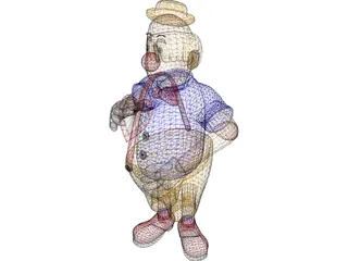 Clown 3D Model preview