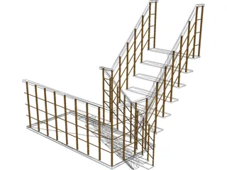 Stair 3D Model preview