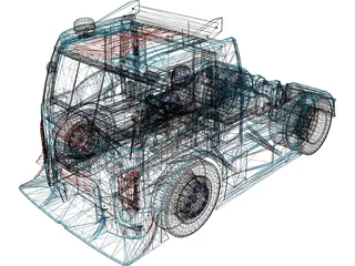 Ford Cargo DF Motorsport 3D Model preview