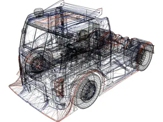 Ford Cargo DF Motorsport 3D Model preview