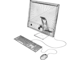 Apple iMac 3D Model preview
