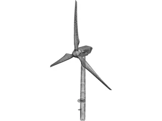 Wind Energy 3D Model preview