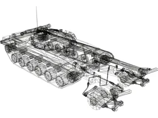 T-64B Trall 3D Model preview