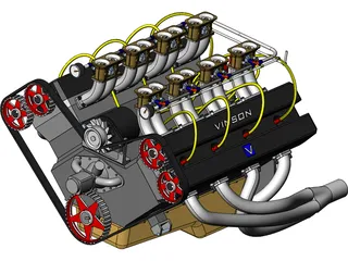 Vinson Engine 3D Model preview