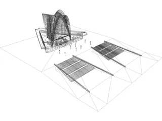 Cathedral 3D Model preview