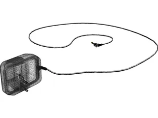 AC/DC Adapter Socket 3D Model preview