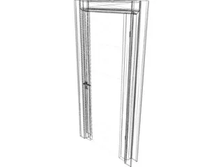 Modern Door 3D Model preview