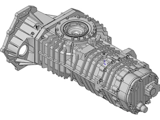 Mendeola HD Gearbox 3D Model preview