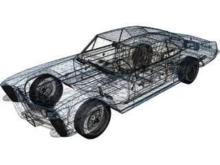 Buick Riviera (1963) 3D Model preview