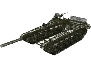 T-72 Tank 3D Model preview