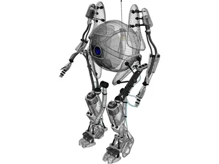Portal 2 Atlas 3D Model preview