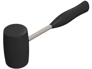 Rubber Hammer 3D Model preview