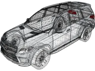 Mercedes-Benz GL 63 AMG 3D Model preview
