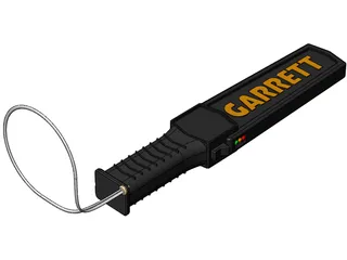 Garrett Security Wand 3D Model preview