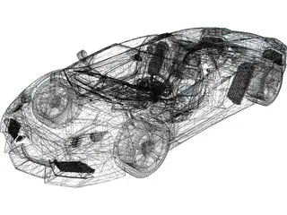 Lamborghini Aventador LP-700 Roadster (2014) 3D Model preview