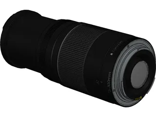 Canon Zoom Lens EF 75-300mm 1:4-5.6 3D Model preview
