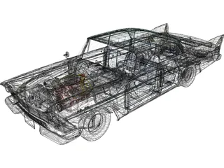 Plymouth Belvedere (1957) 3D Model preview