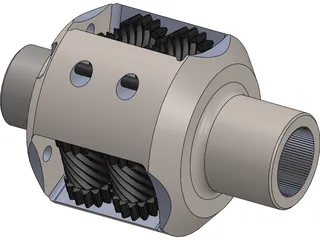 TORSEN Differential 3D Model preview