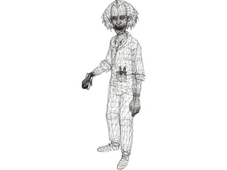 Emmett Brown 3D Model preview