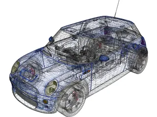 Mini Cooper S 3D Model preview