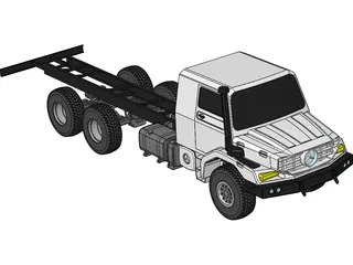 Mercedes-Benz Zetros 3D Model preview