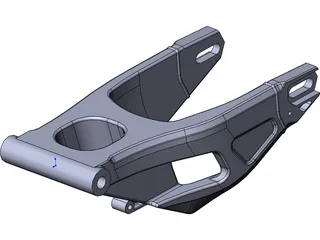 Moto2 Swingarm 3D Model preview