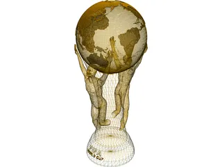 FIFA World Cup Trophy 3D Model preview