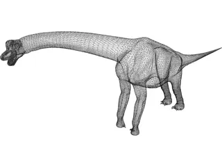 Brachiosaurus 3D Model preview